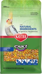Kaytee Exact Fusion Cockatiel Food, 4-lb bag