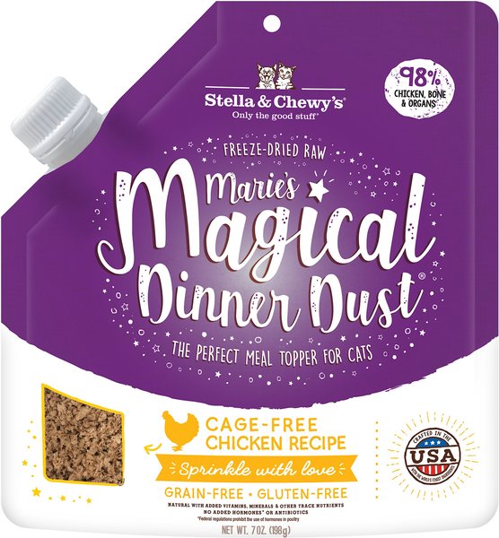 Stella & Chewy's】Marie's Magical Dinner Dust Cage-Chicken Topper 7oz –  PawPawDear