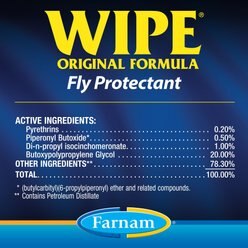 Farnam Wipe Original Formula Fly Protectant Horse Solution, 1-gal jug slide 2 of 2