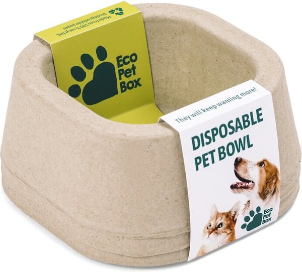 EcoPetBox Disposable Pet Bowl, 3 count slide 1 of 2