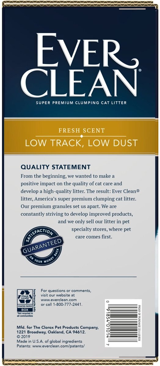 EVER CLEAN Super Premium Low Track Low Dust Fresh Scent Clumping Cat