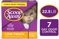 Scoop Away Low-Track Clumping Fresh Spring Air Scent Cat Litter, 22.5-lb box