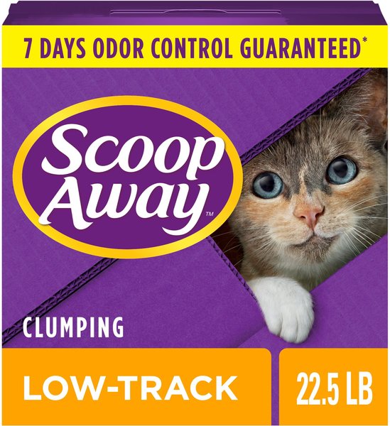 Scoop Away Low-Track Clumping Fresh Spring Air Scent Cat Litter, 22.5-lb box slide 1 of 9