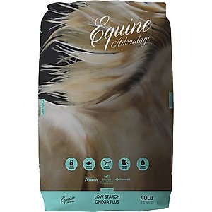 Equine Advantage Low Starch Omega Horse Food, 40-lb bag
