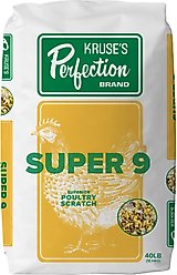 Kruse's Perfection Brand Super 9 Superior Scratch 10% Protein Grain Poultry Feed, 40-lb bag slide 1 of 6