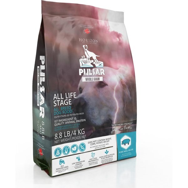 HORIZON Pulsar Whole Grain Pork Recipe Dry Dog Food, 8.8lb bag