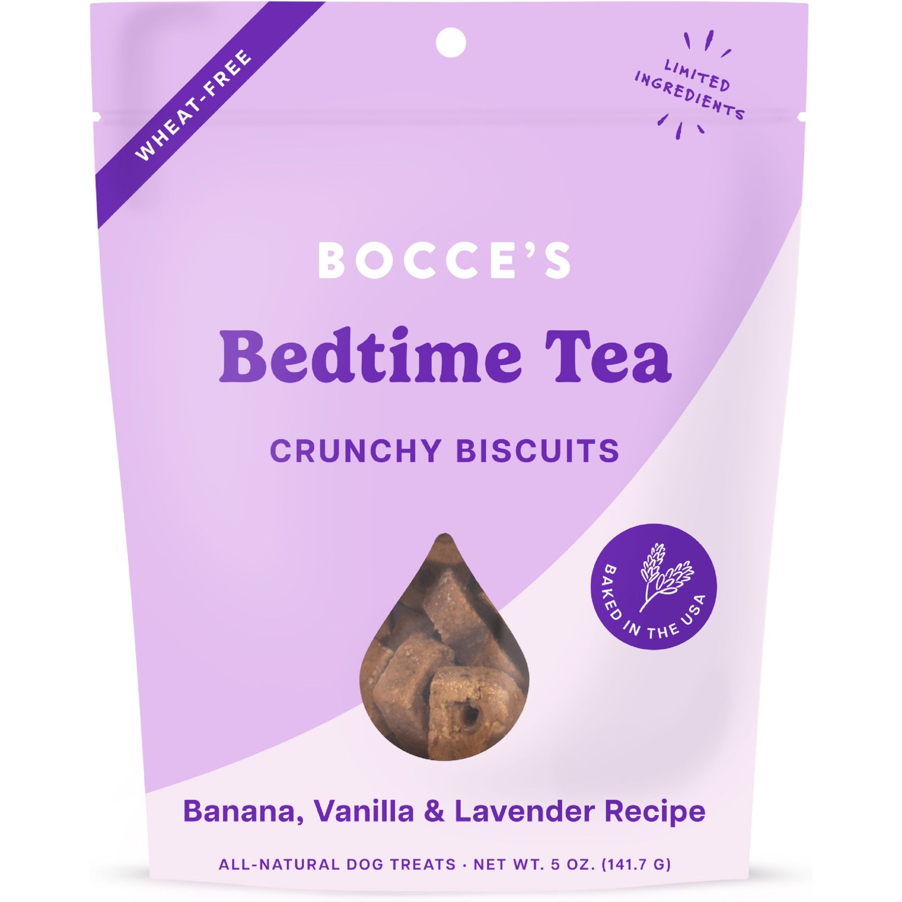 BOCCE'S BAKERY Bedtime Tea Banana, Vanilla & Lavender Dog