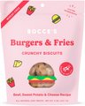 Bocce's Bakery Burgers & Fries Beef, Sweet Potatoes & Cheese Dog Treats, 5-oz bag
