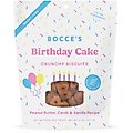 Bocce's Bakery Birthday Peanut Butter, Molasses & Vanilla Cake Dog Treats, 5-oz bag