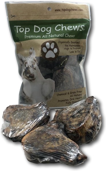 Top Dog Chews Premium All Natural Chews Meaty Beef Knuckle Slices Grain-Free Dog Treats, 3 count slide 1 of 6