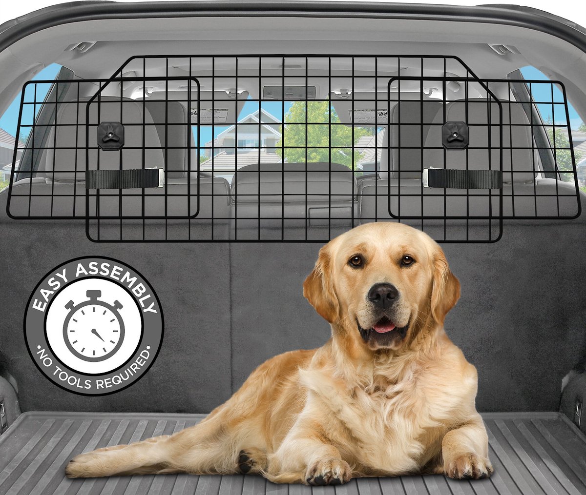 Dog guard attach to headrest sale