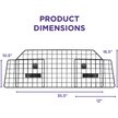 Pawple Dog Barrier For SUVs, Cars & Vehicles, Heavy-Duty - View #12