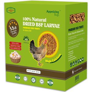 Amzey Appetizing Bugs Premium Chicken & Bird Treats, 5.5-lb box