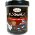 Amzey Bloodworms Freeze-Dried Fish Food, 0.5-oz jar