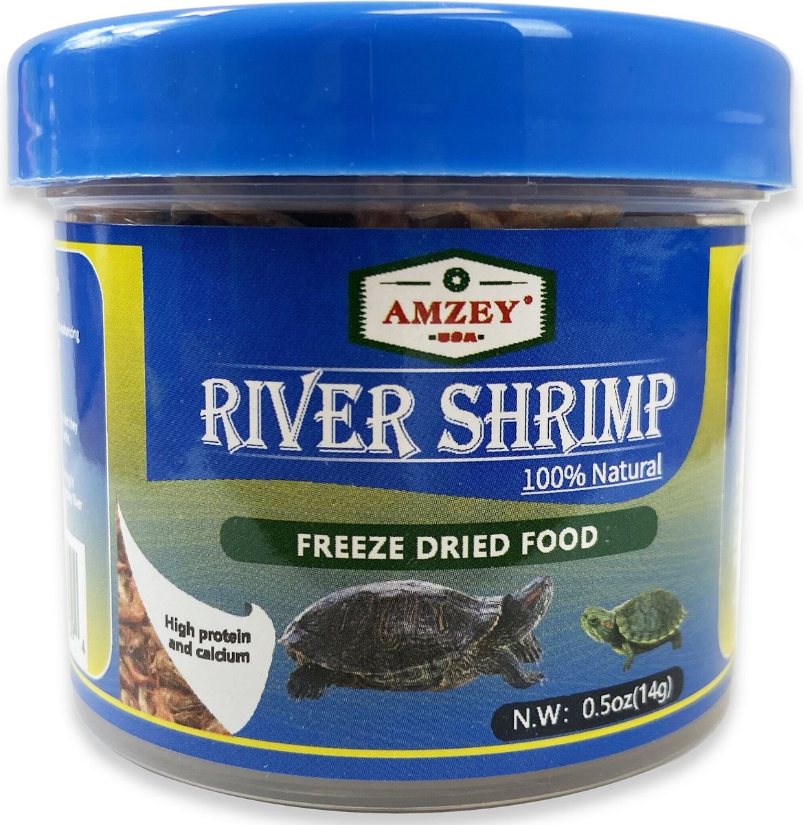 Amzey River Shrimp Freeze-Dried Turtle & Fish Food