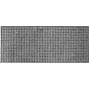 Bungalow Flooring Waterhog Squares Doormat, Medium Gray, 96 x 36-in