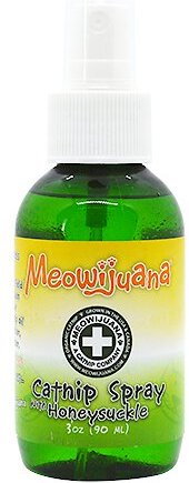 Meowijuana Catnip Oil Honeysuckle Spray, 3-oz bottle slide 1 of 4