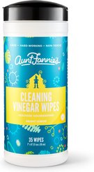 Aunt Fannie's Cleaning Vinegar Bright Lemon Wipes, 35 count
