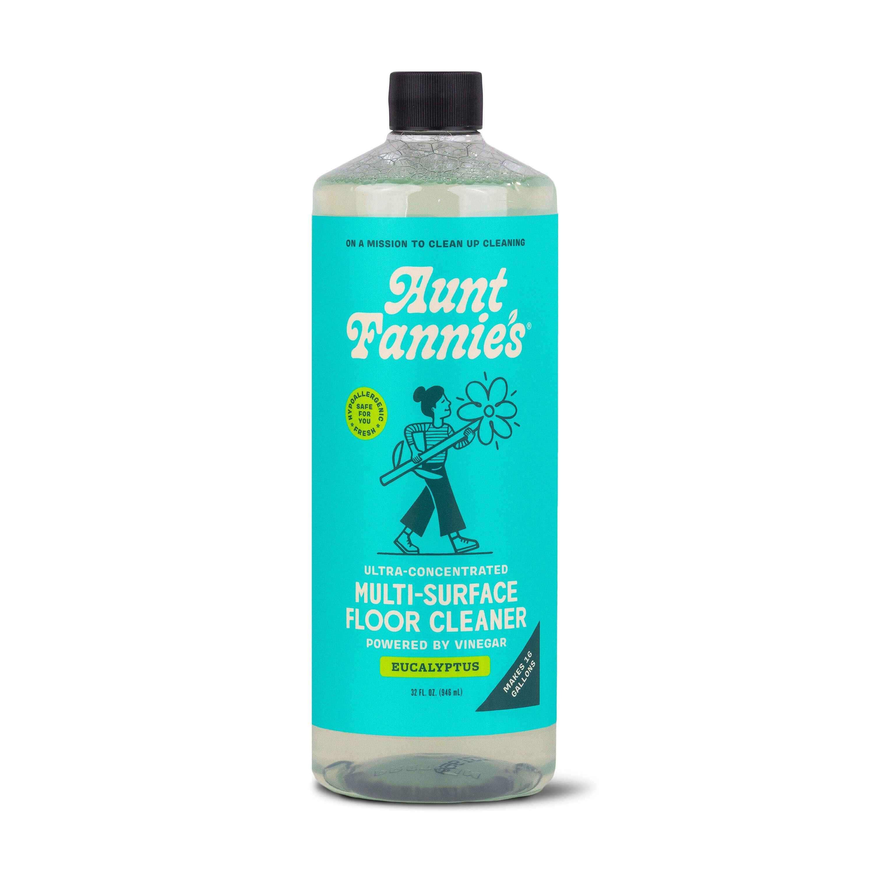 AUNT FANNIE'S Vinegar Wash Concentrate Eucalyptus Floor Cleaner, 32oz