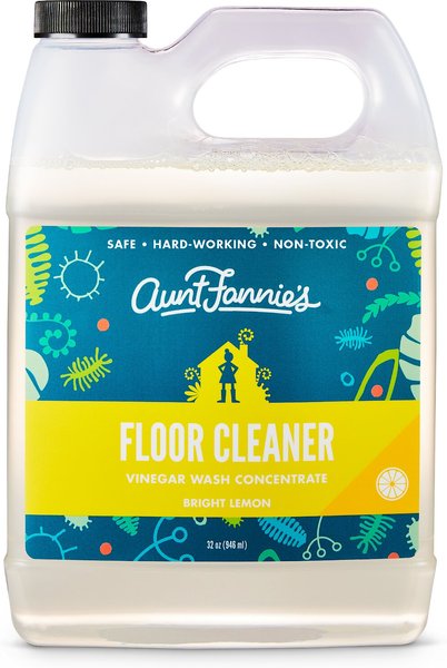 Aunt Fannie's Vinegar Wash Concentrate Bright Lemon Floor Cleaner, 32-oz bottle slide 1 of 2