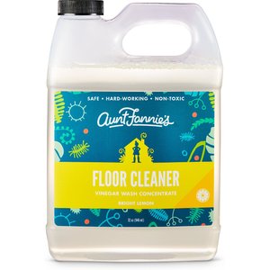 Aunt Fannie's Vinegar Wash Concentrate Bright Lemon Floor Cleaner, 32-oz bottle