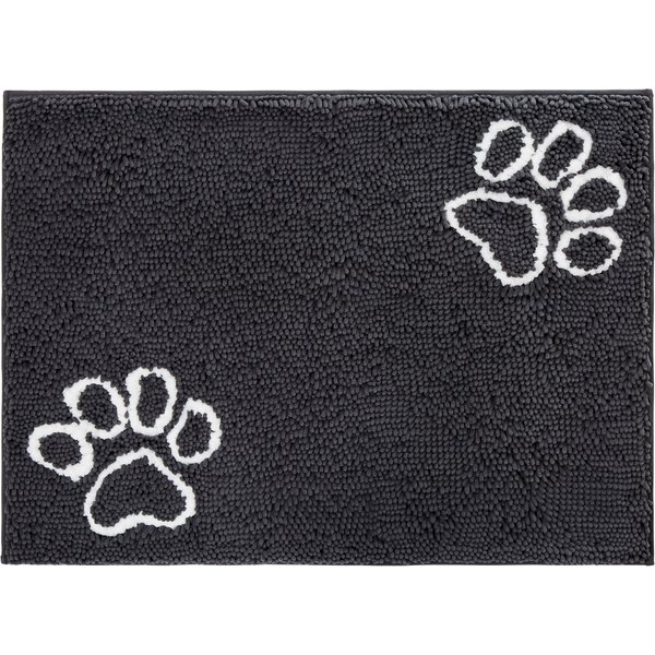 My Doggy Place Dog Mat for Muddy Paws, Washable Dog Door Mat, Light Gray, L  