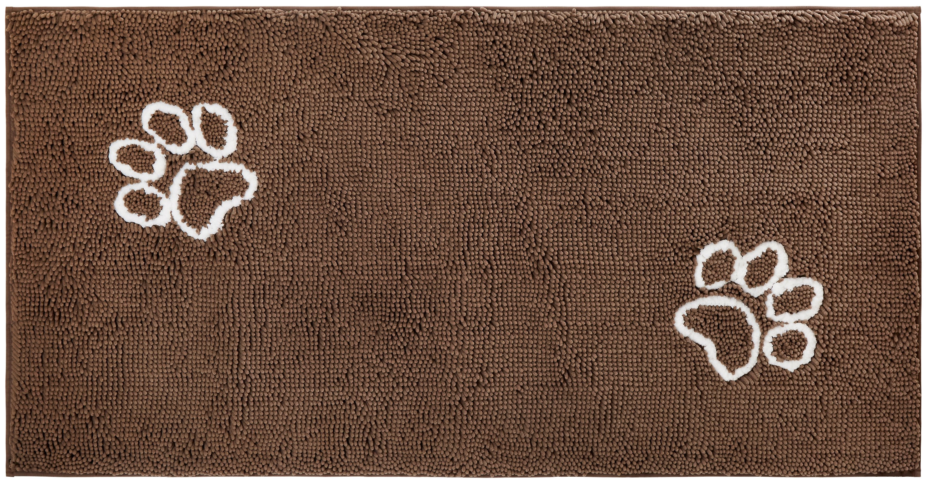 Frisco Microfiber Chenille Paw Print Doormat