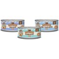 Merrick Purrfect Bistro Tuna, Salmon & Tuna + Tilapia Recipe Variety Pack Grain-Free Pate Canned Cat Food, 3-oz, case of 24