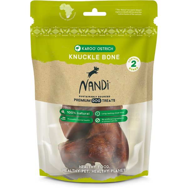 Nandi Karoo Ostrich Long Dog Bone