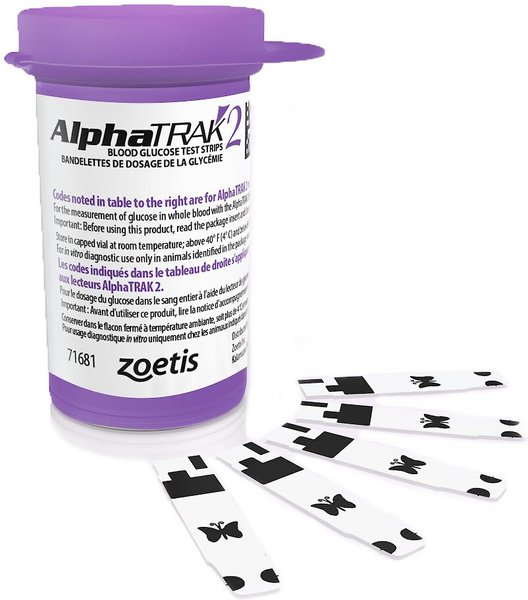AlphaTRAK 2 Blood Glucose Test Strips for Dogs & Cats, 50 count slide 1 of 2