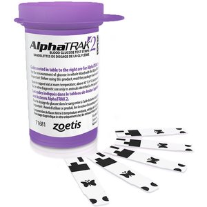 AlphaTRAK 2 Blood Glucose Test Strips for Dogs & Cats, 50 count