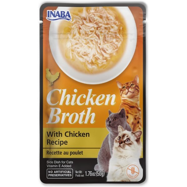 Inaba Twin Packs Chicken with Vegetables & Beef Recipe with Chicken Broth Grain-Free Dog Food Topper, 1.4-oz pouch, 16 count