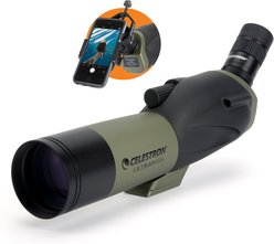 Celestron Ultima 65 forty-Five Degree Spotting Scope with Smartphone Adapter