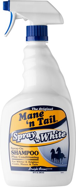 Mane 'n Tail Spray ‘n White Pet Shampoo Plus Conditioning Spray, 32-oz bottle slide 1 of 2