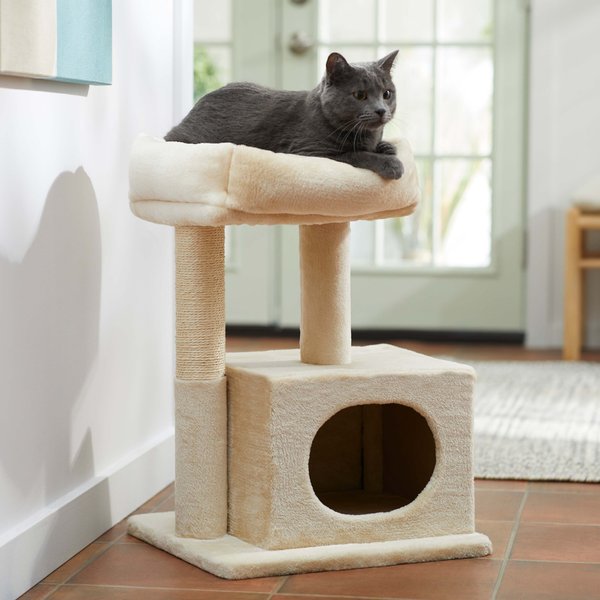 Catry 29.7-in Modern Jute Cat Tree & Condo - Chewy.com