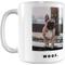 Show in main carousel: Frisco "Minimalistic Woof" White Personalized Coffee Mug, 11-oz slide 3 of 6
