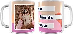 Frisco "Best Friends Fur-Ever" White Personalized Coffee Mug, 11-oz