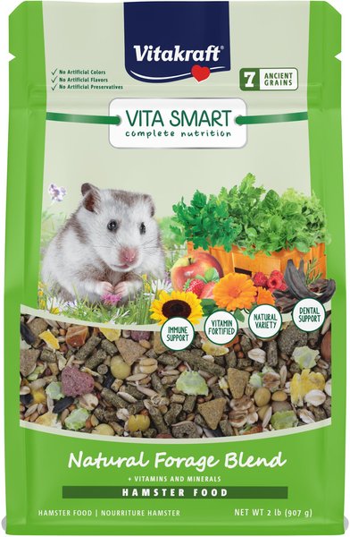 Vitakraft Vita Smart Complete Nutrition Premium Fortified Blend with Added Vitamins Hamster Food, 2-lb bag slide 1 of 3