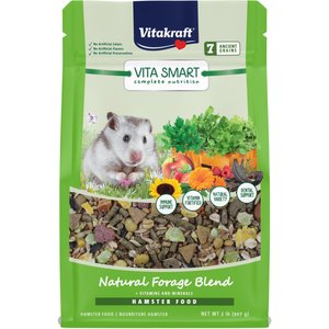 Vitakraft Vita Smart Complete Nutrition Premium Fortified Blend with Added Vitamins Hamster Food, 2-lb bag