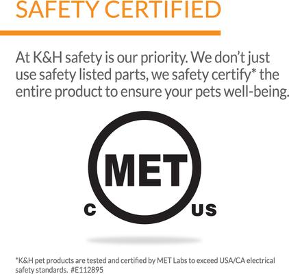 Show full view: K&H Pet Products Thermo-Lookout Cat Bed, Gray slide 6 of 11