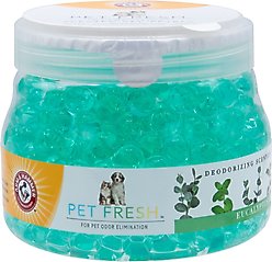 ARM & HAMMER PRODUCTS Pet Fresh Eucalyptus Mint Deodorizing Scented Gel Pearls, 12-oz jar