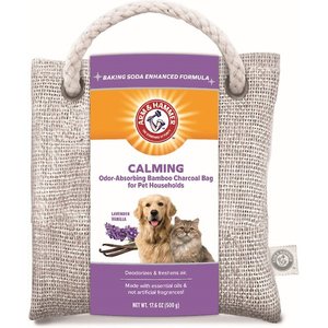 Arm & Hammer Calming Lavender Vanilla Odor-Absorbing Bamboo Charcoal Pet Deodorizing Bag, 17.6-oz bag