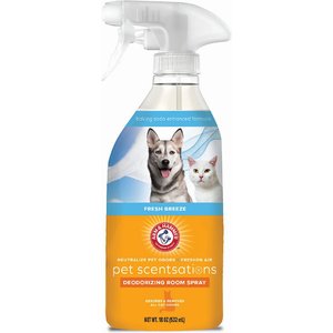 Arm & Hammer Pet Scentsations Fresh Breeze Deodorizing Room Spray, 18-oz bottle