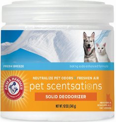 Arm & Hammer Pet Scentsations Fresh Breeze Solid Deodorizer, 12-oz jar