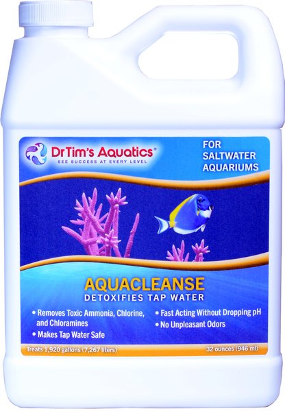 Dr. Tim's Aquatics AquaCleanse Saltwater Aquarium Cleaner, 32-oz bottle slide 1 of 1