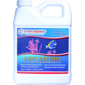 Dr. Tim's Aquatics First Defense Saltwater Aquarium Cleaner, 32-oz bottle