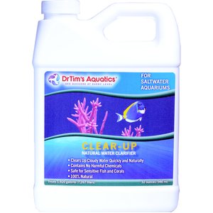 Dr. Tim's Aquatics Clear-Up Saltwater Aquarium Cleaner, 32-oz bottle