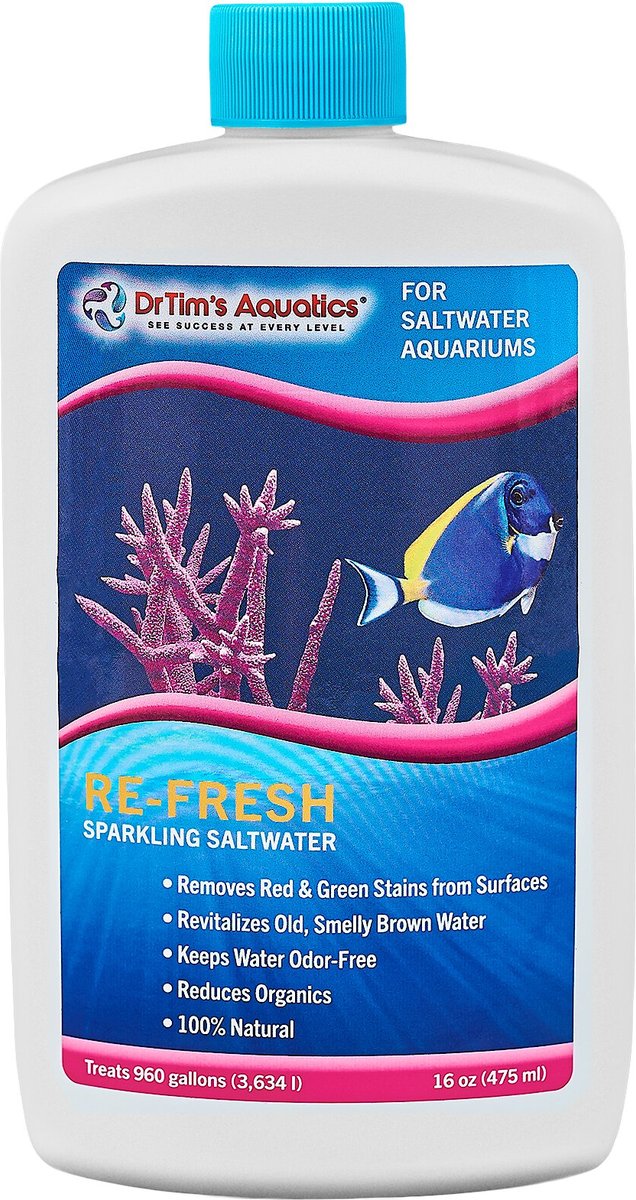 DR. TIM'S AQUATICS Re-Fresh Saltwater Aquarium Cleaner, 16-oz