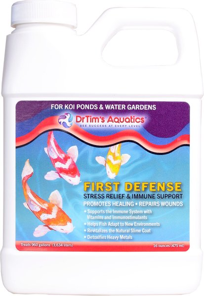 Dr. Tim's Aquatics First Defense Koi Ponds & Water Gardens Cleaner, 16-oz bottle slide 1 of 1
