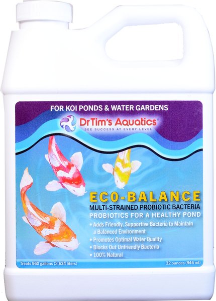 Dr. Tim's Aquatics Eco-Balance Koi Ponds & Water Gardens Cleaner, 32-oz bottle slide 1 of 1